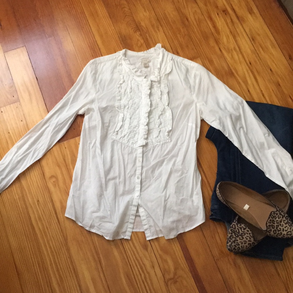 J Crew size 8 button down top
